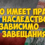 Наследование без завещания - порядок очередности наследников